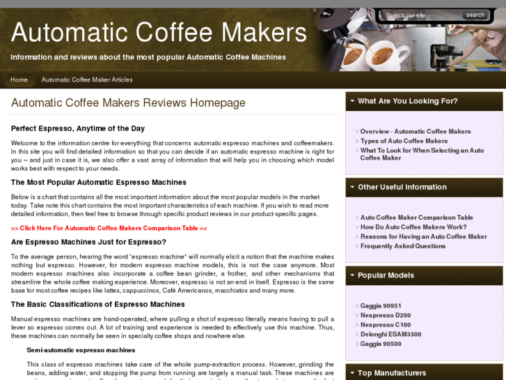 www.automaticcoffeemakerreviews.com