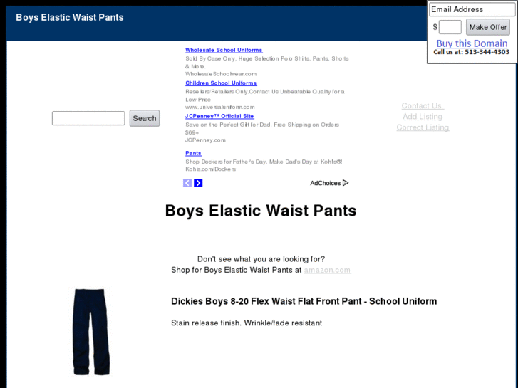 www.boyselasticwaistpants.com