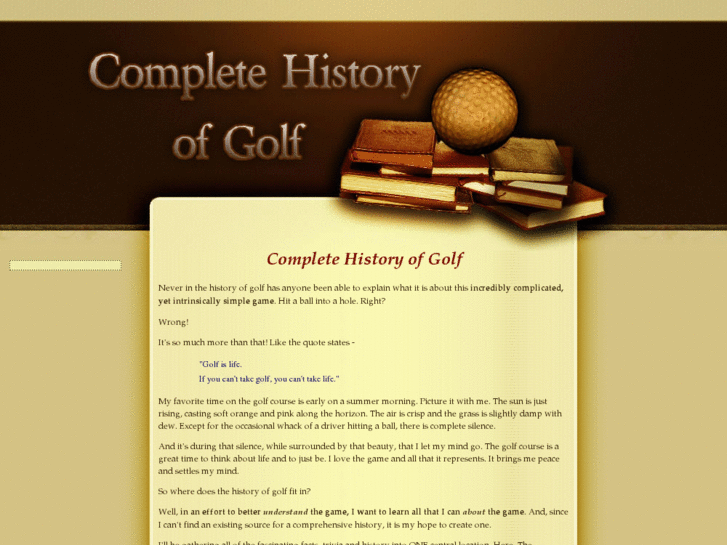 www.completehistoryofgolf.com