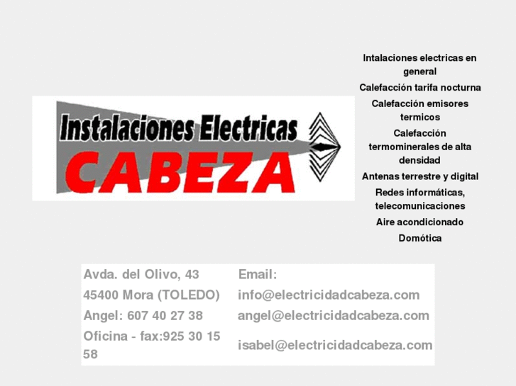 www.electricidadcabeza.com