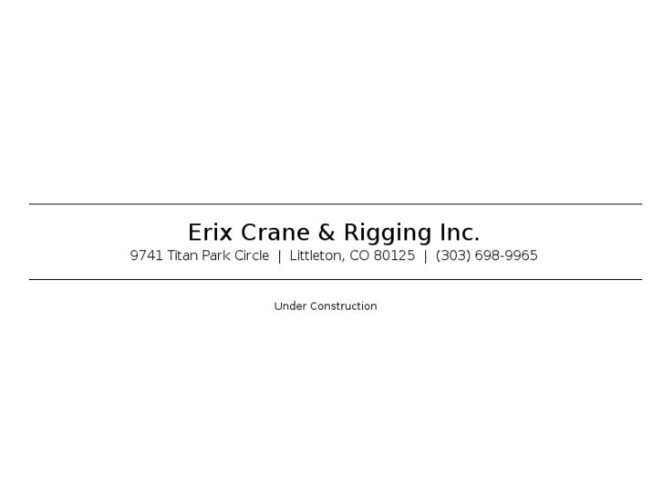 www.erixcrane.com