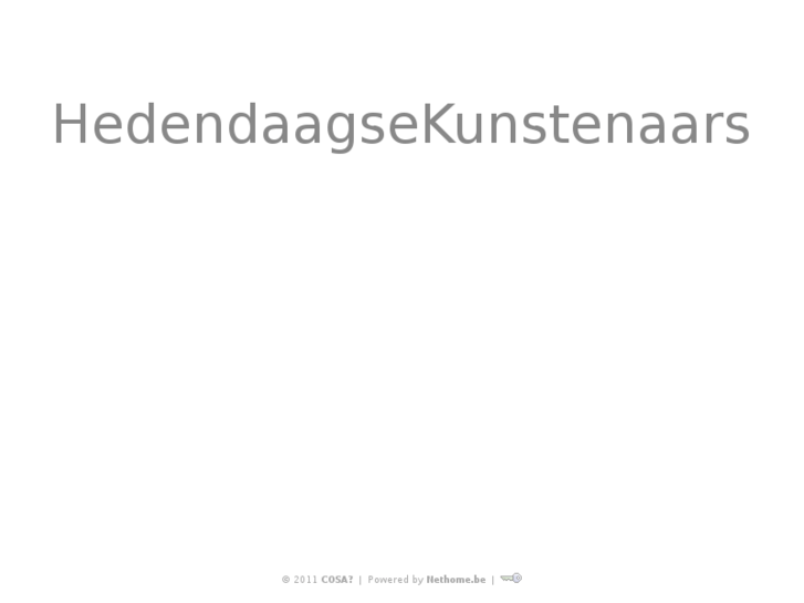 www.hedendaagsekunstenaars.com