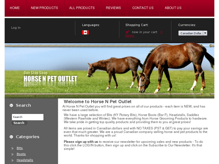 www.horsenpetoutlet.com