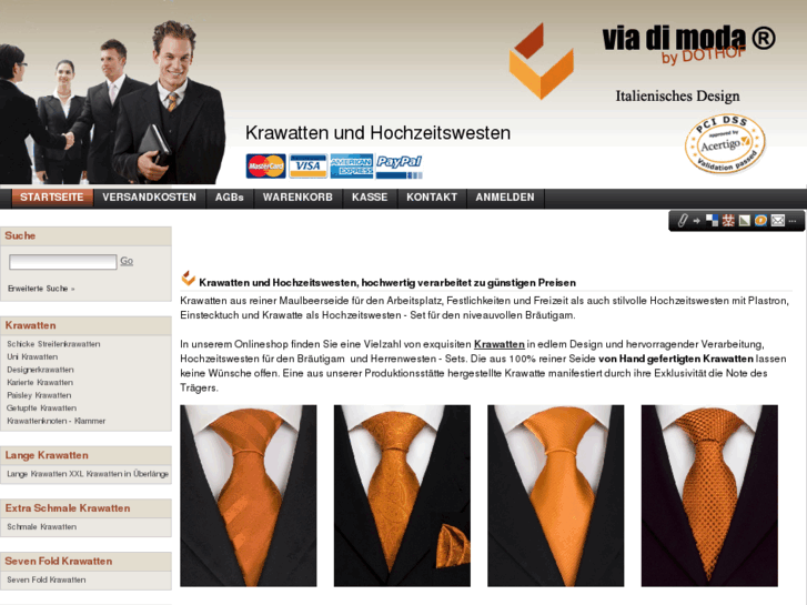 www.krawatten-viadimoda.de