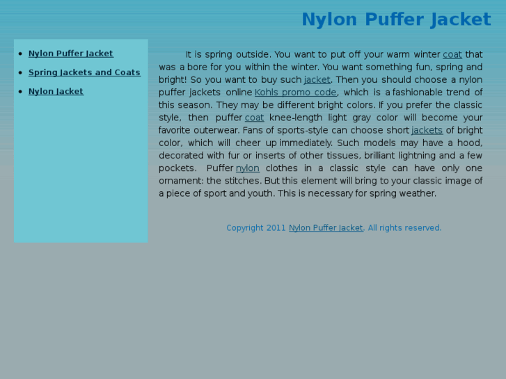 www.nylon-puffer-jacket.com