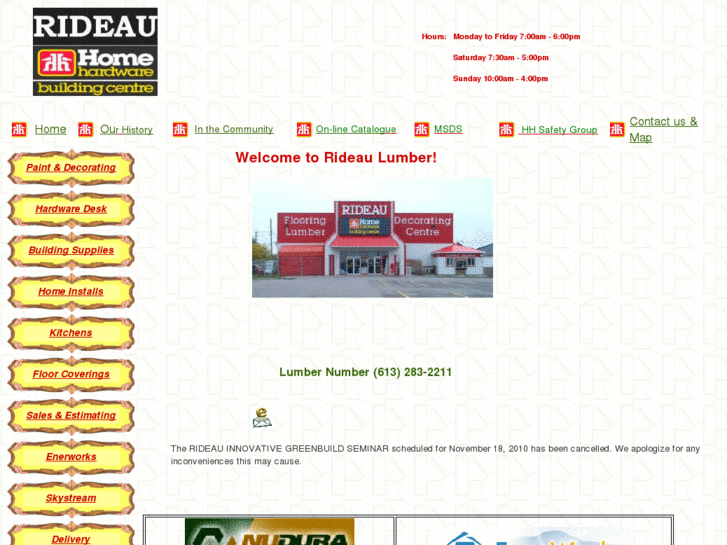 www.rideaulumber.com