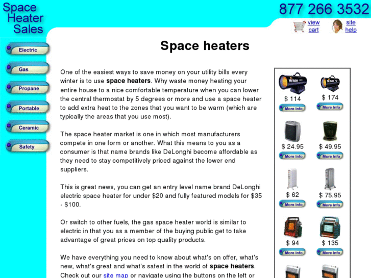 www.spaceheatersales.com