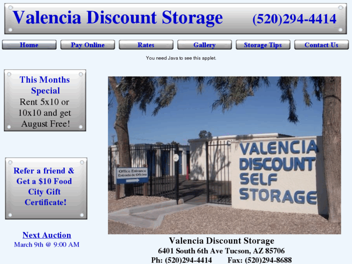 www.valenciadiscountstorage.com