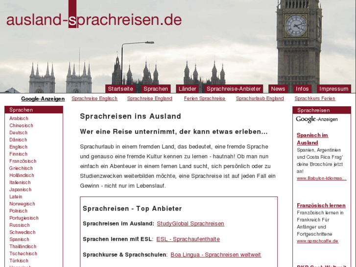 www.ausland-sprachreisen.de