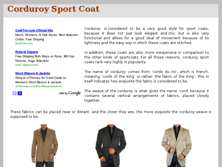 www.corduroysportcoat.com