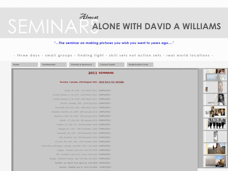 www.davidwilliamsseminars.com