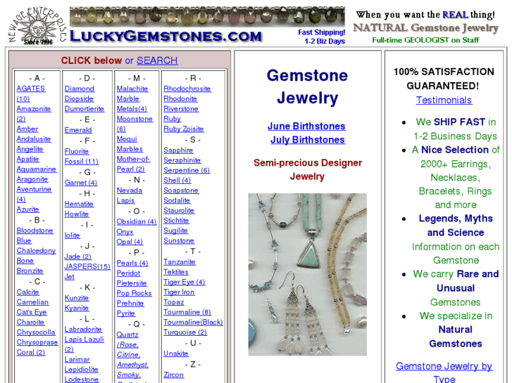 www.luckygemstones.com