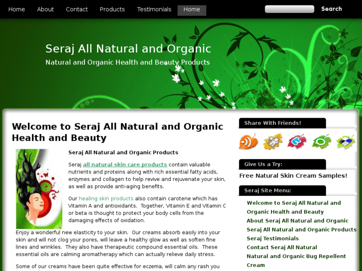 www.serajallnatural.com