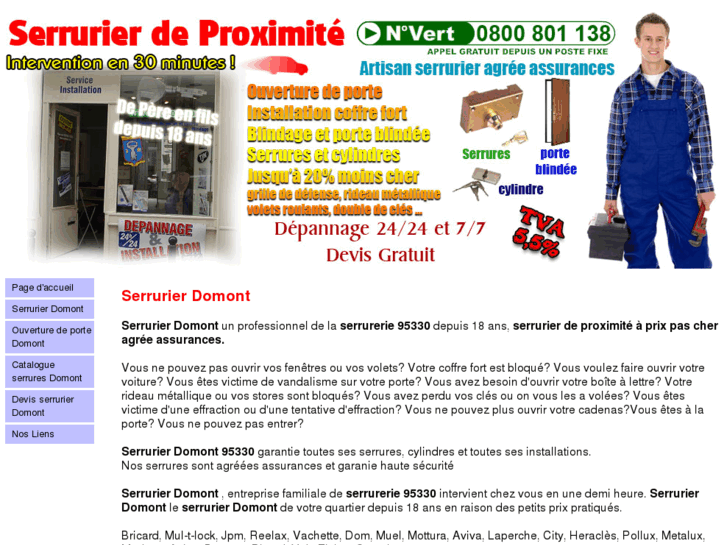 www.serruriersdomont.net