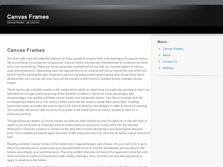 www.canvasframes.org