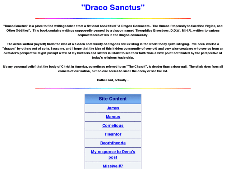 www.dracosanctus.net