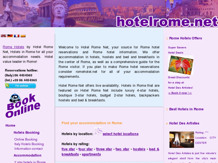 www.hotelrome.net