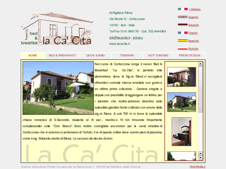 www.lacacita.it