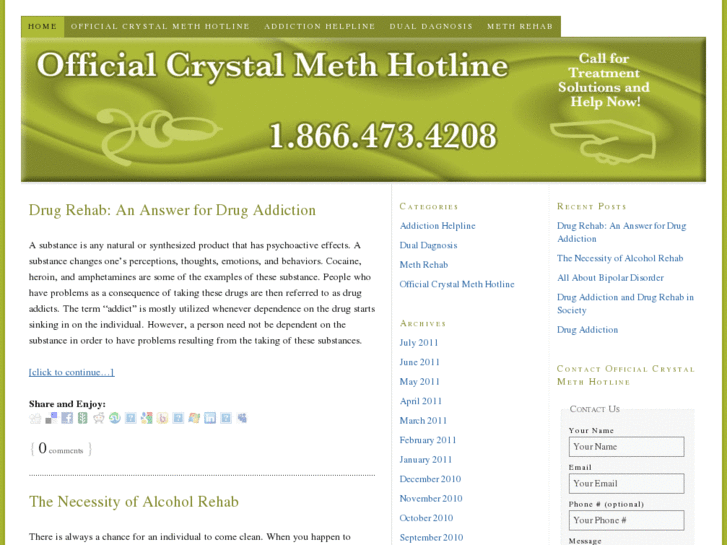 www.officialcrystalmethhotline.com