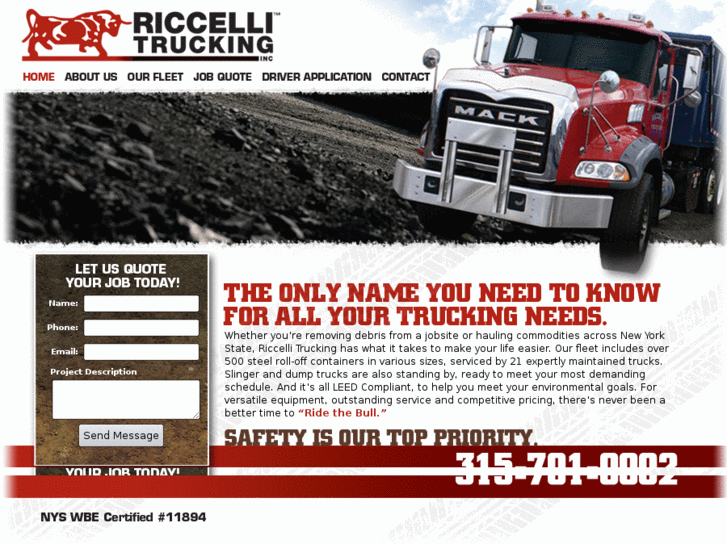 www.riccellitrucking.com