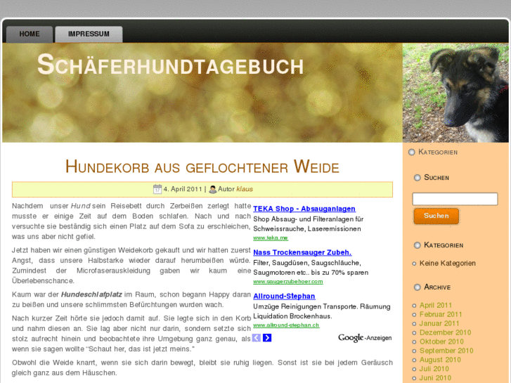 www.schaeferhundtagebuch.de