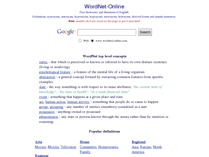 www.wordnet-online.com