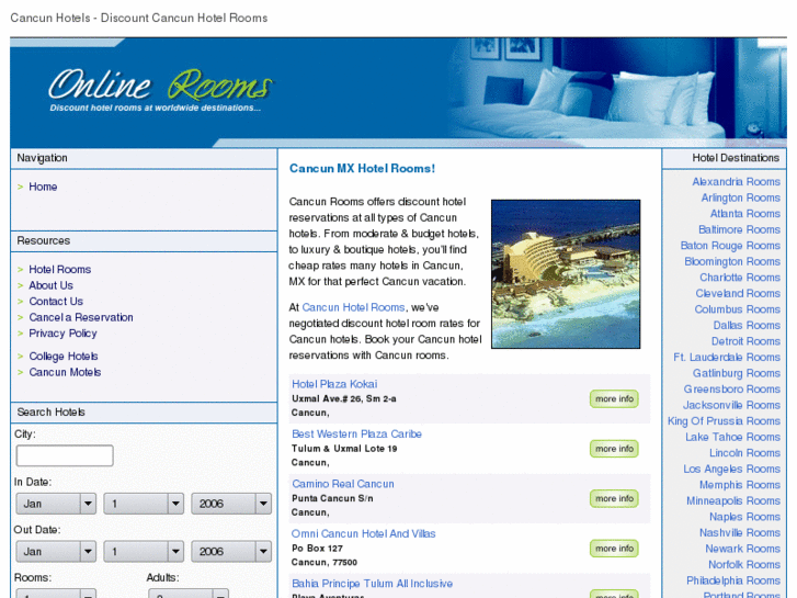 www.cancunrooms.com