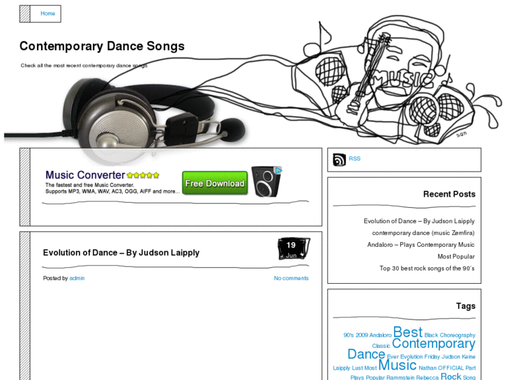 www.contemporarydancesongs.com