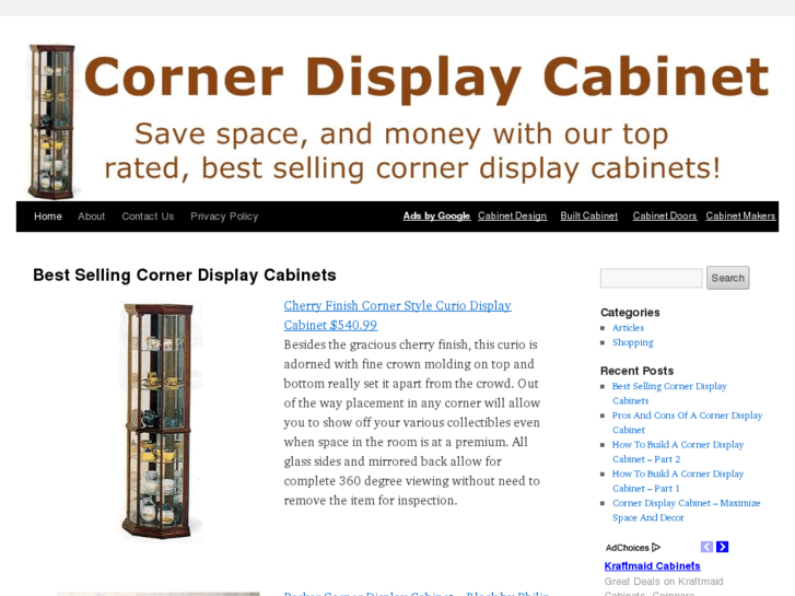 www.cornerdisplaycabinet.net