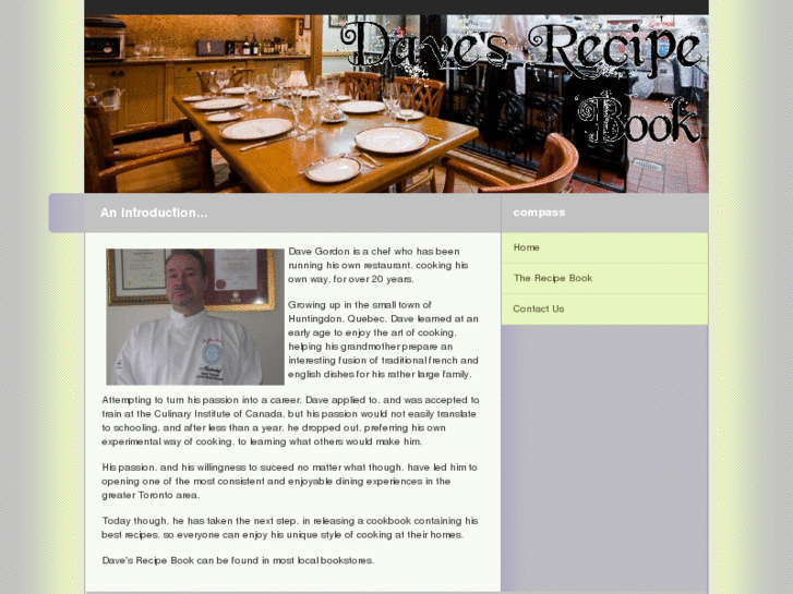 www.davesrecipebook.com