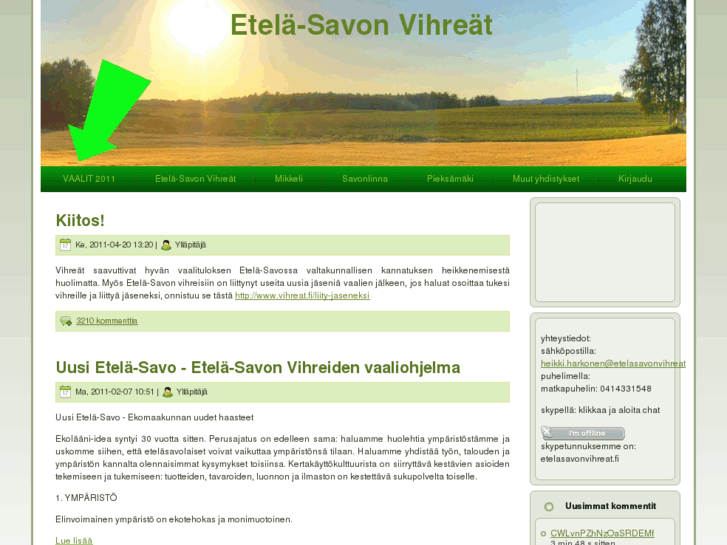 www.etelasavonvihreat.fi