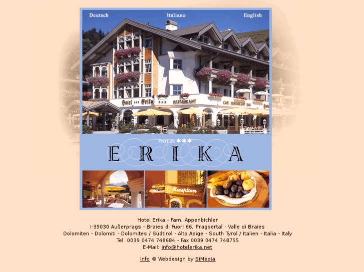 www.hotelerika.net