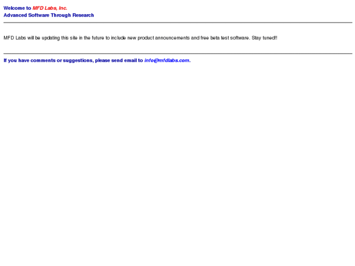 www.mfdlabs.com