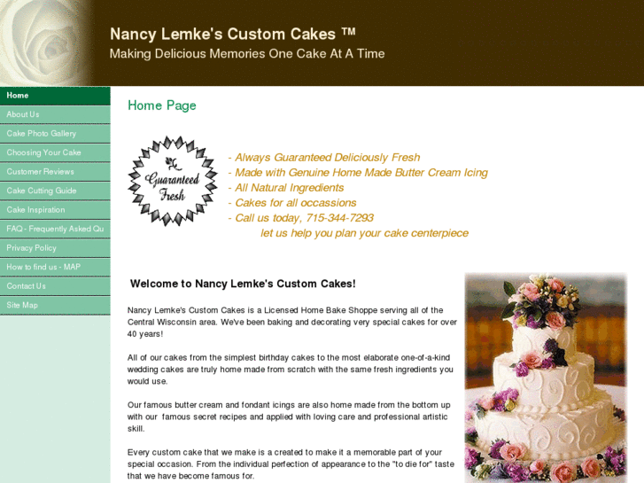 www.nancylemkescustomcakes.com