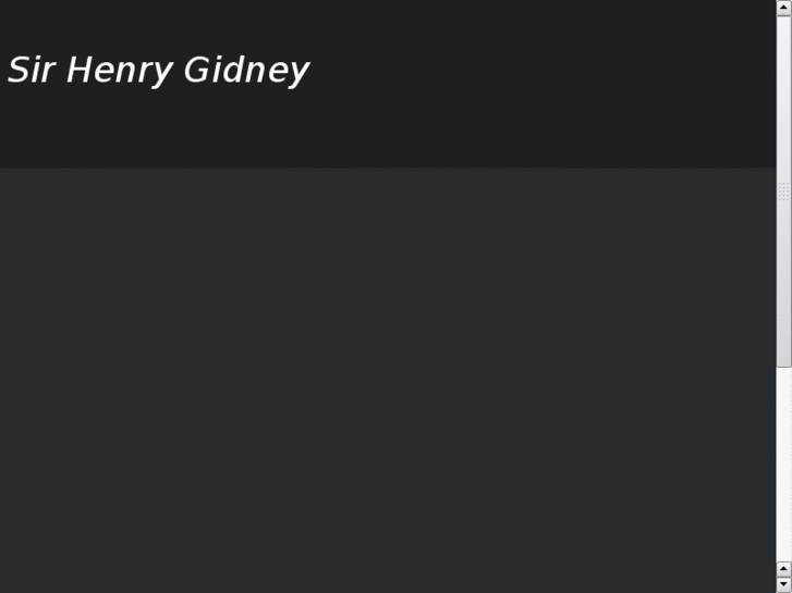 www.sirhenrygidney.net