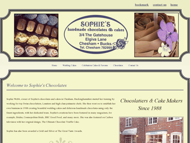 www.sophies-chocolates.com