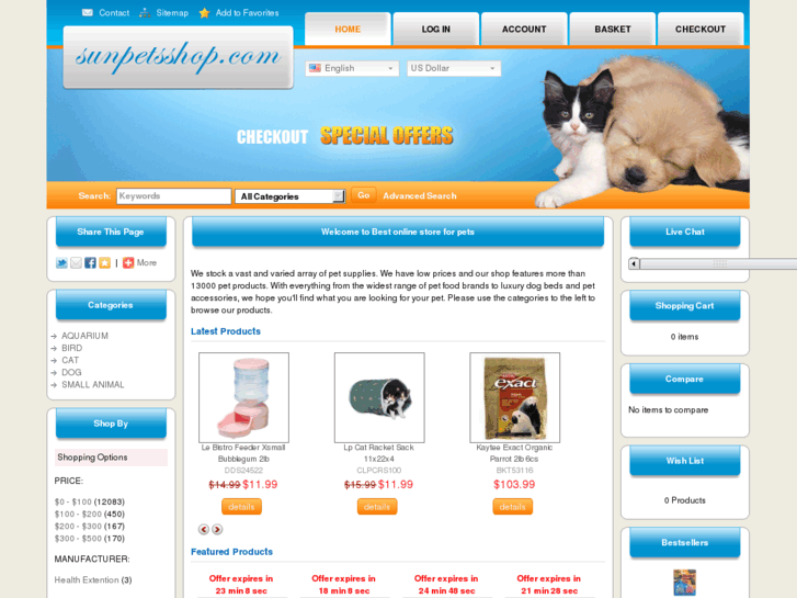 www.sunpetsshop.com