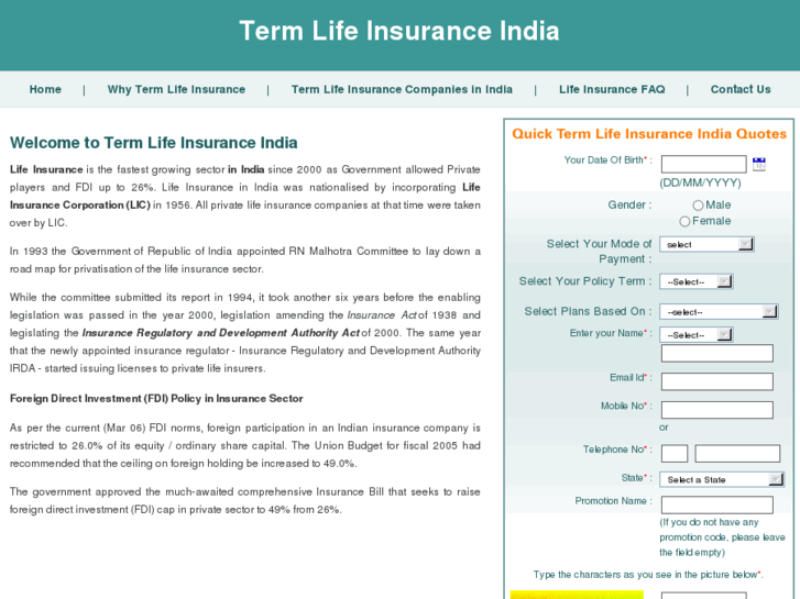 www.termlifeindia.com