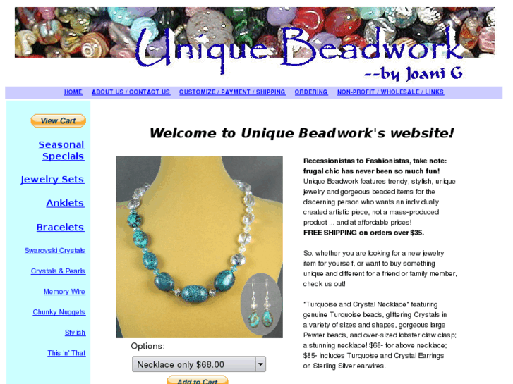 www.uniquebeadwork.com