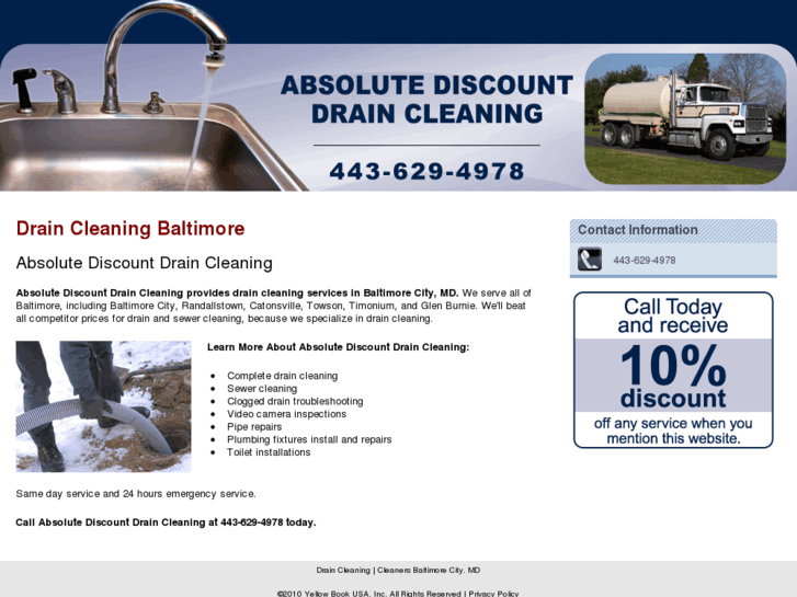 www.absolutediscountdraincleaning.com