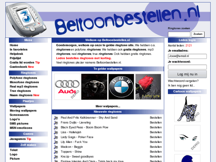 www.beltoonbestellen.nl