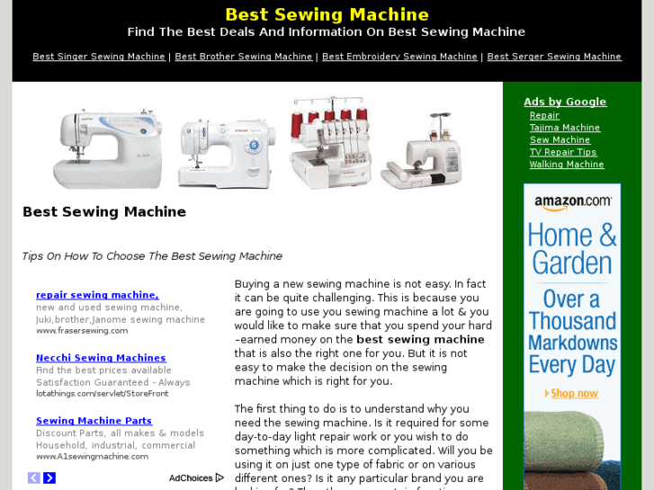 www.bestsewingmachine.org