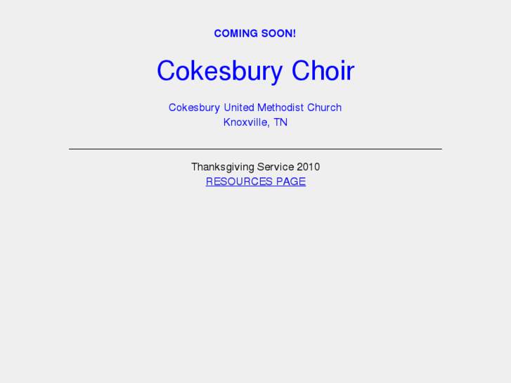 www.cokesburychoir.com