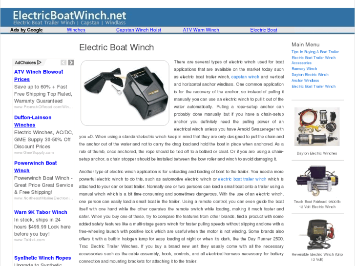 www.electricboatwinch.net