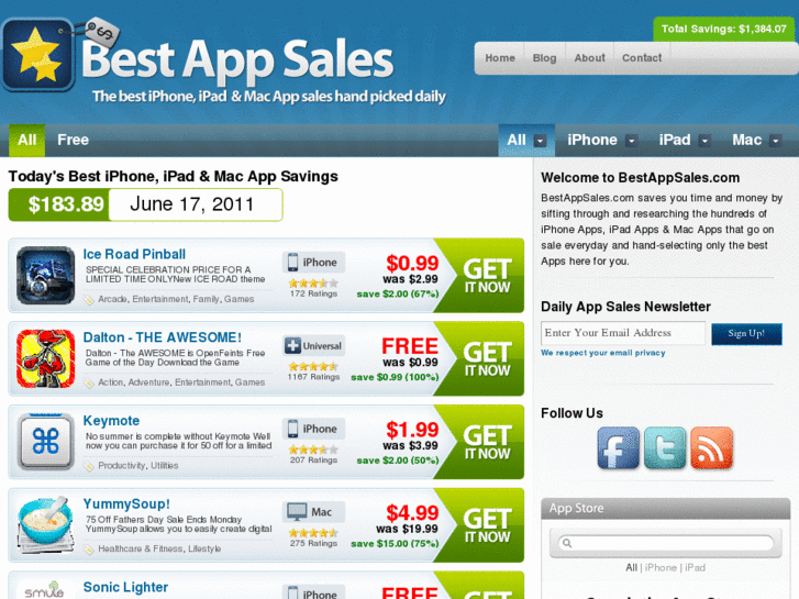 www.iphoneappsales.com