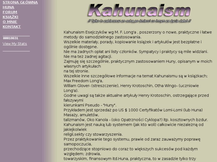 www.kahunaism.com