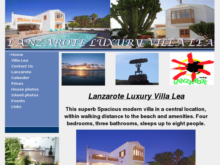 www.lanzaroteluxuryvilla-lea.com