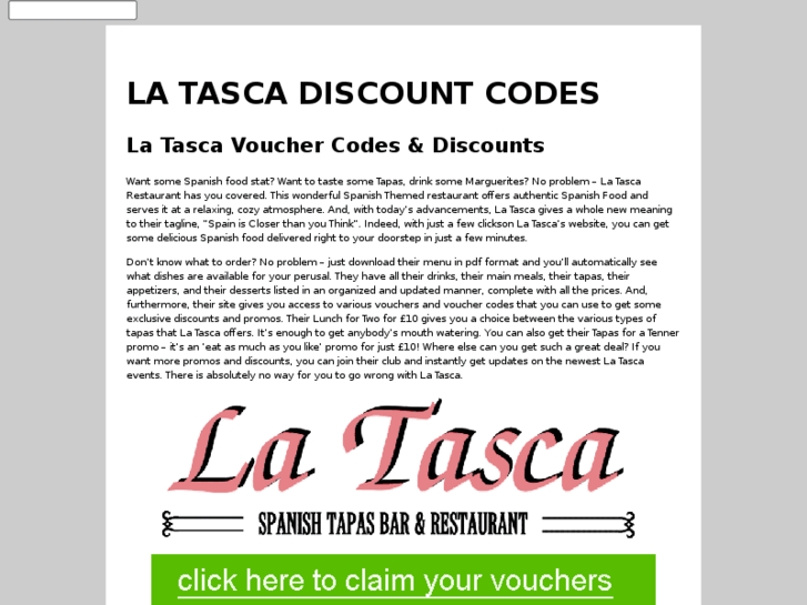 www.latascarestaurant.co.uk