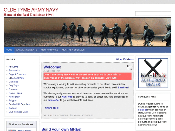 www.oldetymearmynavy.com