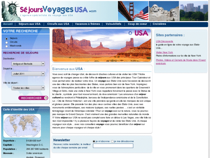 www.sejoursvoyagesusa.com